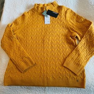 Olsen Women's Golden Turtleneck Sweater